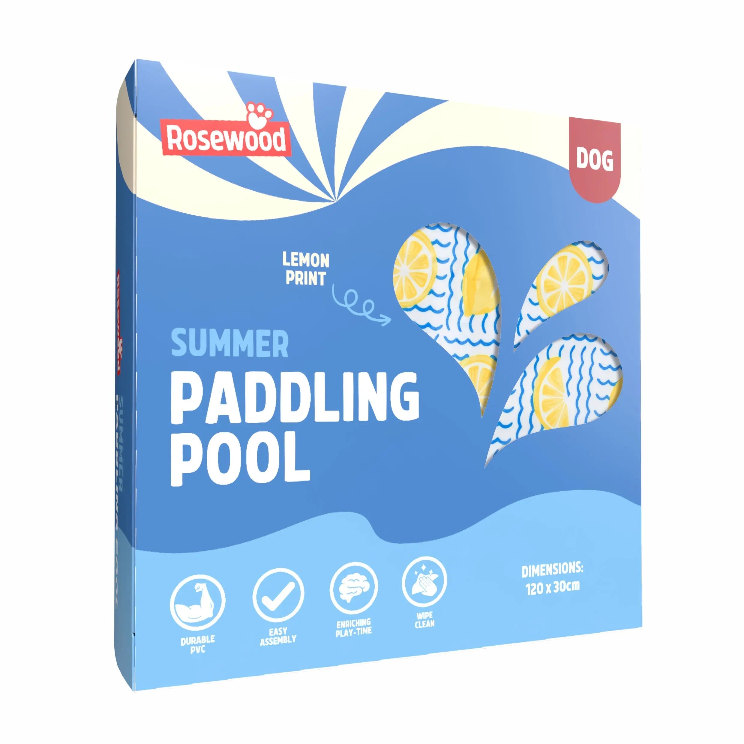Lemons Paddling Pool for Dogs Rosewood