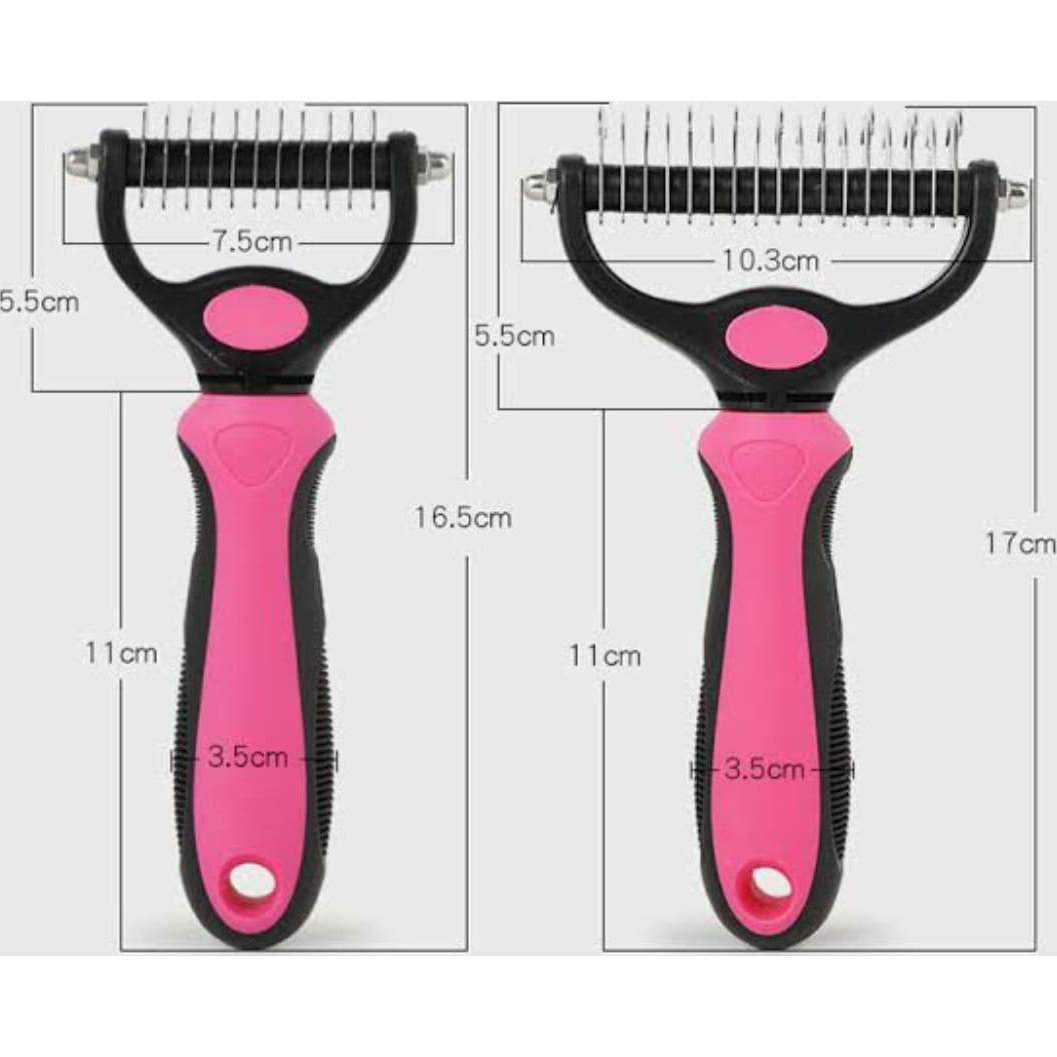 Dual Head Safe Dematting Comb PetsPark