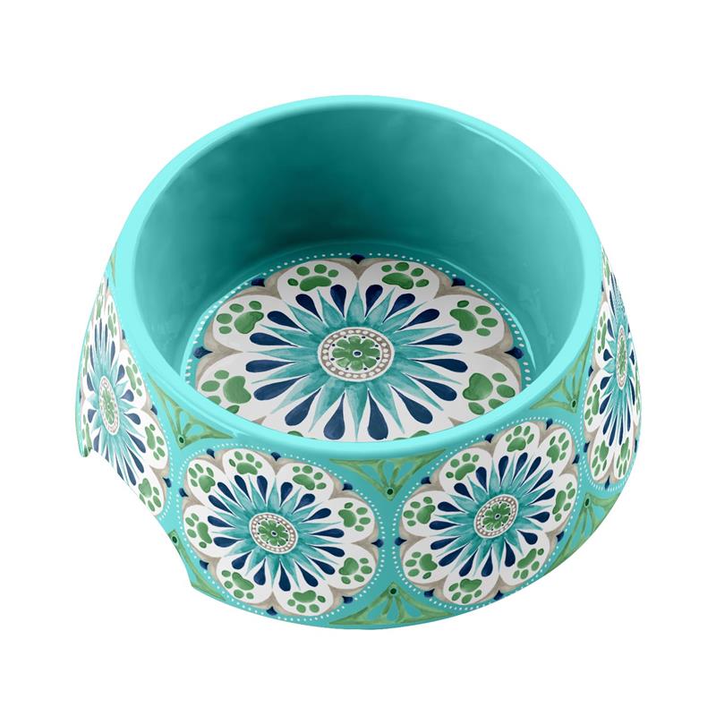 Carmel Medallion Pet Bowl Medium Tarhong