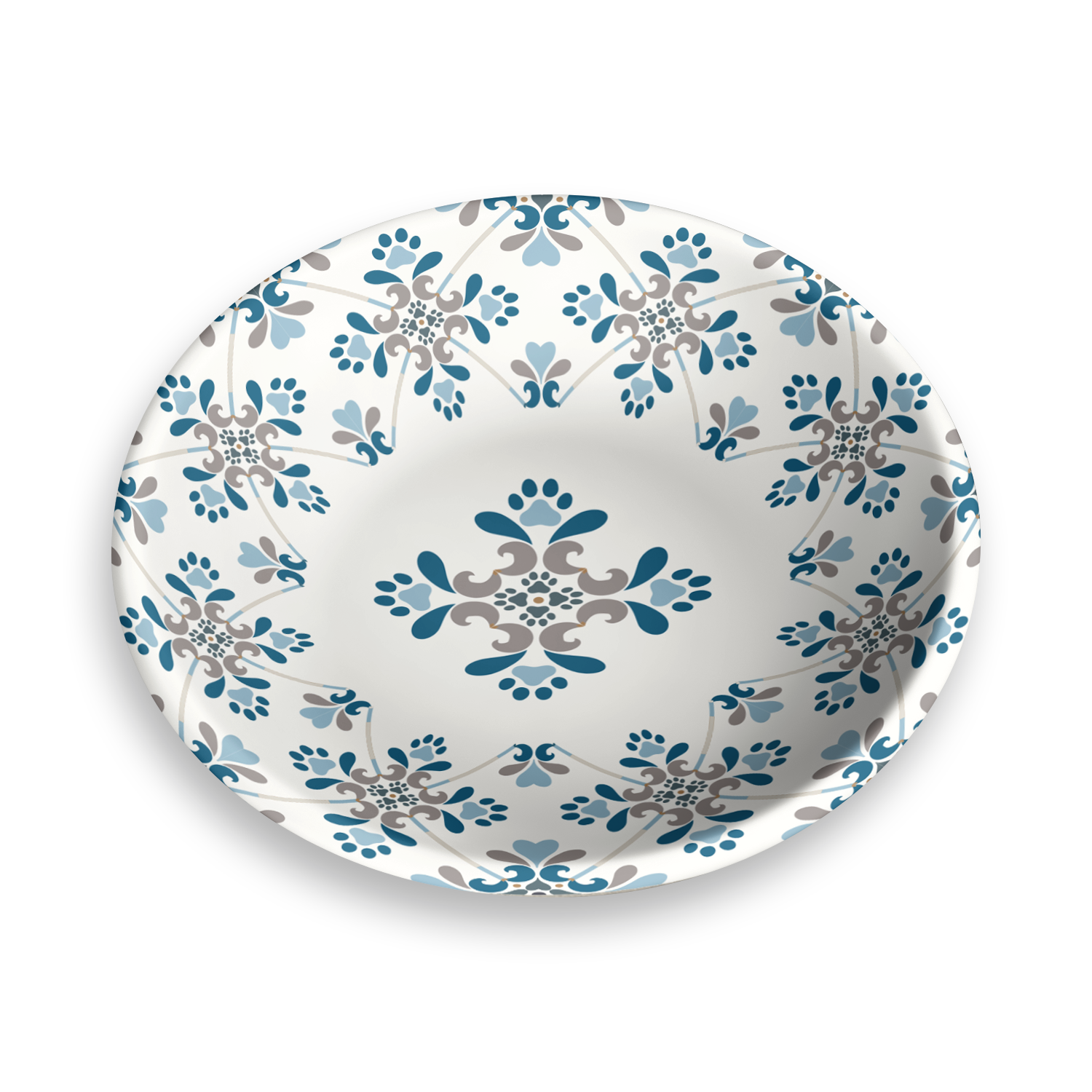 Pawsitano Tile Bowl Saucer Tarhong