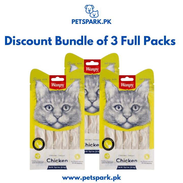 Wanpy Creamy Treat for Cats Pets Park PK