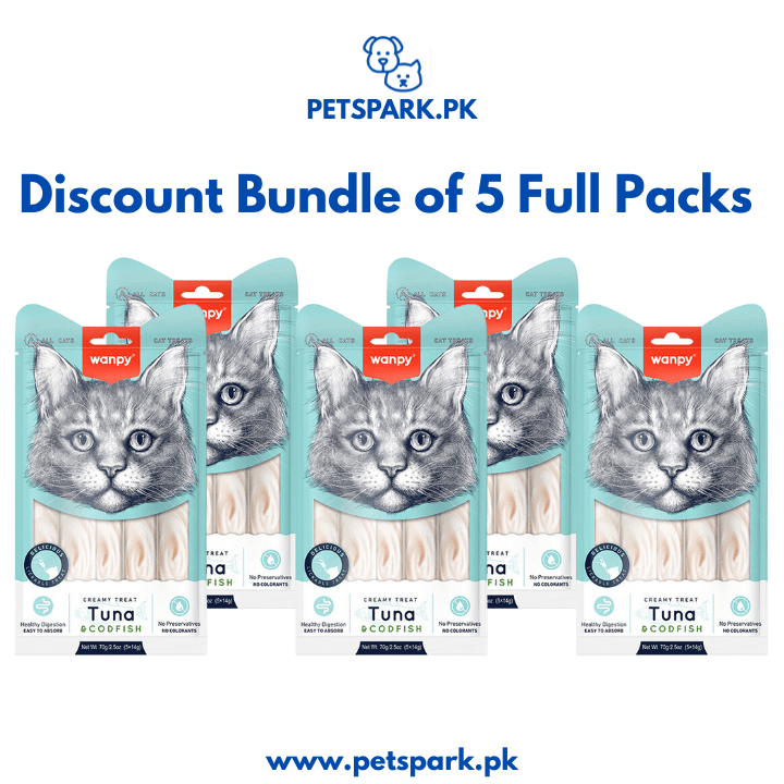 Wanpy Creamy Treat for Cats Pets Park PK