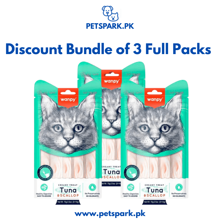Wanpy Creamy Treat for Cats Pets Park PK
