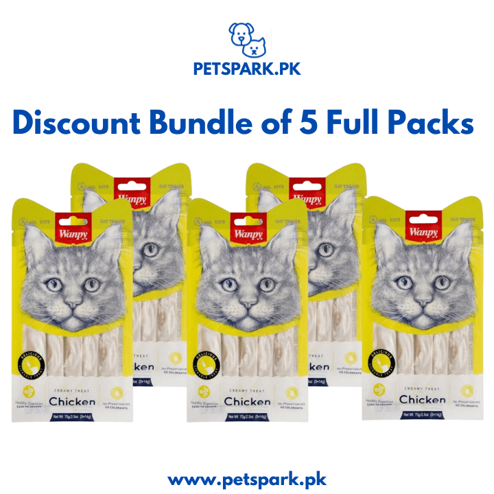 Wanpy Creamy Treat for Cats Pets Park PK
