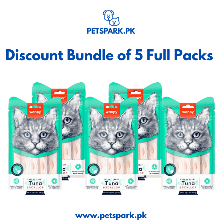 Wanpy Creamy Treat for Cats Pets Park PK